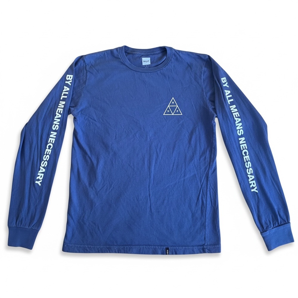 HUF Blue Graphic Long Sleeve Tee